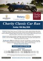 Charity Classic Car Run 10th May 2026